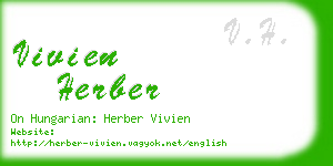 vivien herber business card